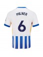 Moške Nogometnih dresov Brighton James Milner #6 Domači 2024-25 Kratki rokavi